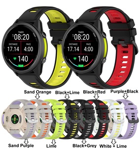 <span class=keywords><strong>Correa</strong></span> de Reloj Deportiva de Silicona de 22 mm para <span class=keywords><strong>Garmin</strong></span> <span class=keywords><strong>Forerunner</strong></span> 970 965 955 945 935 <span class=keywords><strong>745</strong></span> Approach S60 62 Descent G1 con Pasador de Liberación Rápida - Product Image 6