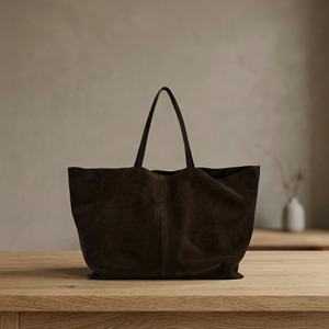 Bolso de Mano Casual para Mujer, Plegable, Ligero, con Cierre de Cremallera, de Cuero Genuino Impermeable, Capacidad 3L+, Hecho a Mano, Extraíble - Product Image 6