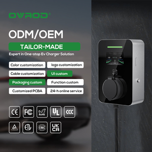 Ovrod en alliage d'aluminium Ac Home Station de charge murale pour voiture électrique Type2 Prise murale rapide 22kw 32 <span class=keywords><strong>Amp</strong></span> Wallbox Ev Charger - Product Image 6