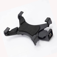Support pliable pour tablette avec rotation à 360 degrés, pince à 4 griffes pour téléphone portable, caméra d'action, diffusion en direct