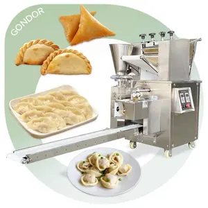 Máquina automática de fazer bolinhos de banana e Cappelletti Ravioli, Dimsum Momo, primavera, rolos