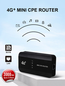Wi-Fi 6 cổng Lan LTE mifis 4G router với thẻ Sim 3000mAh Pin điện thoại di động bỏ túi xách tay <span class=keywords><strong>Wifi</strong></span> 300Mbps Sim Thẻ <span class=keywords><strong>hotspot</strong></span> - Product Image 2