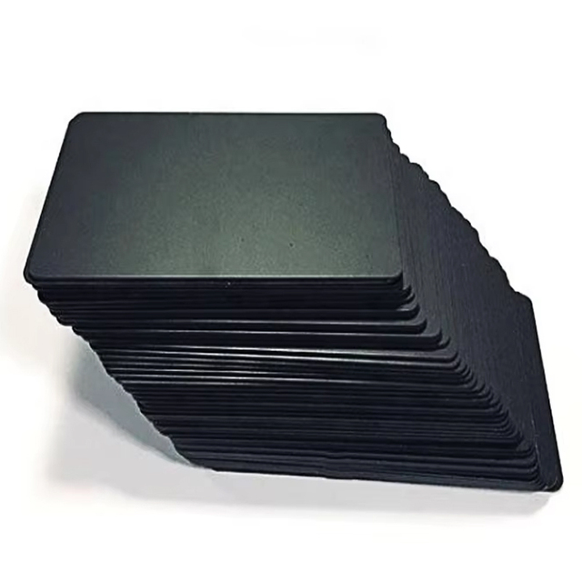 Wholesale Blank PVC Sheet RFID Cards Printable Matte Inkjet Printable Print Plastic Black White Id Material NFC Pvc Blank Card