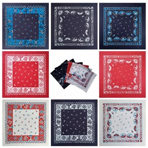 <span class=keywords><strong>Bandana</strong></span> in Cotone Stampata di Tendenza 55*55cm, Fazzoletto Quadrato Personalizzato Hip Hop, Vendita Diretta dalla Fabbrica - Product Image 1