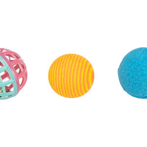 Balle interactive pour animaux de compagnie avec cloche 4 cm pour chats et chiens, jouet - Product Image 4