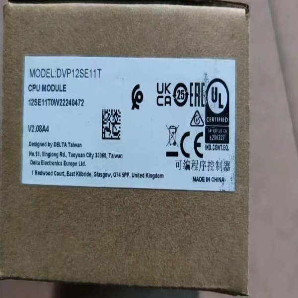 Plc New Dvp12se11t Plc Cpu Module in Box for Warranty Product