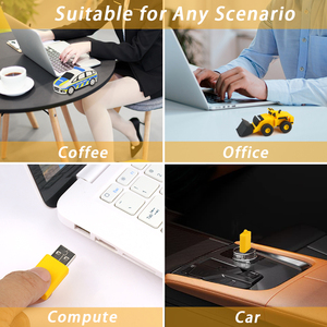 Contenedor personalizado para camión, carretilla elevadora, Tractor, bicicleta, unidad Flash USB en forma de coche de policía - Product Image 4