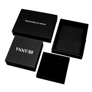 Boîte cadeau personnalisée de haute qualité avec logo pour la Journée des enfants, avec lamination brillante et doublure en éponge recyclable pour montres - Product Image 1