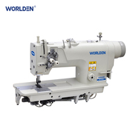 Machine à coudre industrielle à point droit à double aiguille à entraînement direct à grande vitesse WD-8450D-3 pour chemise