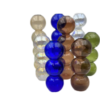 Moderne Mattglas-Zylindervase Neuerscheinung für Zuhause und Hochzeit Kugelförmig Hydroponisch Schlichter Stil Tischdekoration