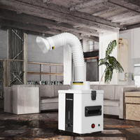 Nouvel extracteur de fumée, purificateur de fumée de soudure, absorbeur de fumée, instrument de nettoyage d'air et de poussière, machine laser 450nm DC 12V, longue durée de vie