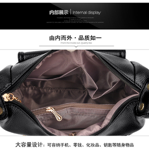 Large Capacity Retro Casual <b>Tote</b> Bag Female Luxury Handbag Shoulder Bag for Women New Ladies Vintage PU Leather Crossbody Bags - Product Image 6