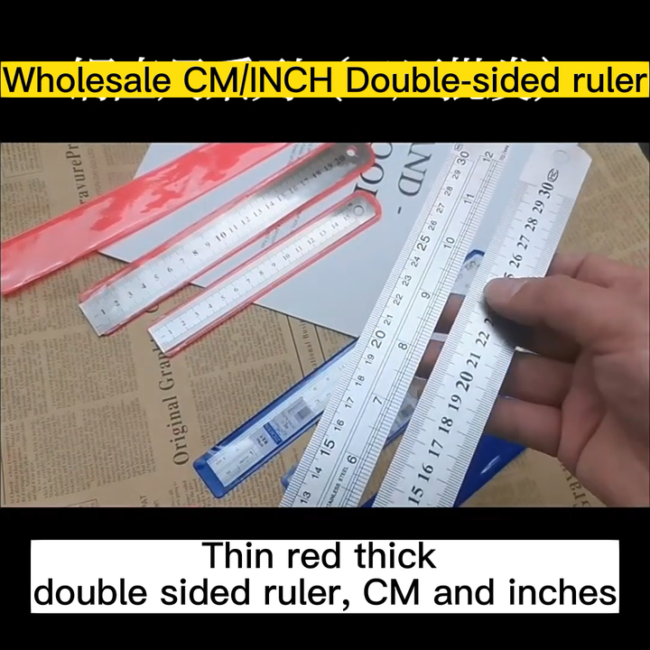 Metal 15 Inch Ruler 15cm Stainless Steel Ruler - Precision Measuring Tool
