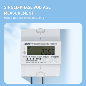 Tomzn DDS238-4 W L + L 110/220V 100A Bi-directional năng lượng hoạt động đo RS485 fm2s 3 dây giai đoạn Điện áp tần số L1/L2 hiện tại - Product Image 3
