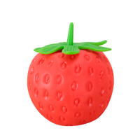 Nieuwe Ontwerp Rode Aardbeien Langzaam Stijgende Jumbo Aardbei Fruit Squishy Speelgoed