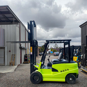 מלגזה חשמלית מיני ניידת 3 טון 48V סוללת ליתיום-יון עם תופסן לגלילי נייר, גובה הרמה 3-9 מטר, תורן דו-שלבי 12 -  מבוקשת מאוד - Product Image 1