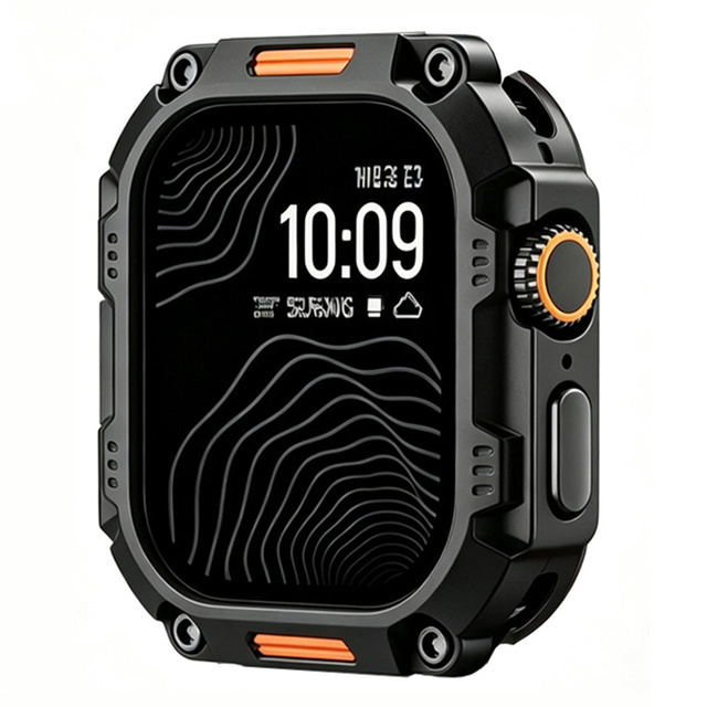 Zinc Alloy Smart Watch Cases for Apple Watch Series 10 11  Shockproof Cover Modification Kit to Ultra3 49mm Metal Bumper