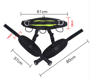 Ceinture de sécurité pour travail aérien, demi-corps d'escalade en plein air, ceinture de sécurité anti-chute, équipement d'<span class=keywords><strong>alpinisme</strong></span> - Product Image 6
