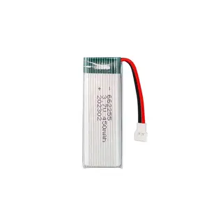 Customized OEM drone 30c lithium polymer battery 3.7V 662255 450mAh high rate lipo batteries