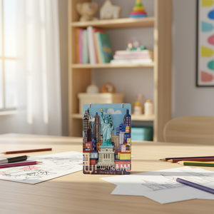 Rompecabezas 3D de Madera del Horizonte de <span class=keywords><strong>Nueva</strong></span> York, Recuerdo con <span class=keywords><strong>la</strong></span> Estatua de <span class=keywords><strong>la</strong></span> Libertad, Modelo en Miniatura, Decoración de Escritorio, Set de Regalo - Product Image 6