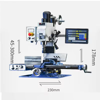 Machine à percer et à fraiser verticale FuSai 1000W FS-30V, robuste, 220V, pour le bois et le métal, conventionnelle, automatique, à vitesse variable