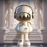 Offre Spéciale – Figurines Originales Mr Bone Mini Génération 2 – Boîte Mystère Mr Bone Mini 2 – Figurines Squelette en Vinyle « Voyage dans le Temps et l'Espace » avec 9 Pièces