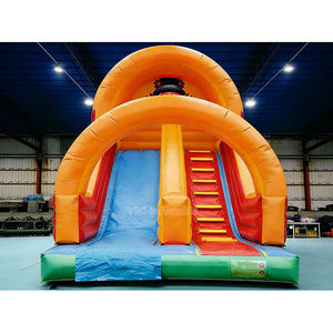 Toboggan gonflable sur le thème du <span class=keywords><strong>clown</strong></span>, toboggan gonflable commercial en PVC <span class=keywords><strong>pour</strong></span> enfants, château gonflable extérieur, équipement de parc d'attractions <span class=keywords><strong>à</strong></span> vendre - Product Image 2