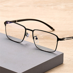 Người đàn ông khung quang <span class=keywords><strong>New</strong></span> mô hình kính Eyewear kim loại quang học Kính mắt Frames 2024 khung kính mắt kính - Product Image 3