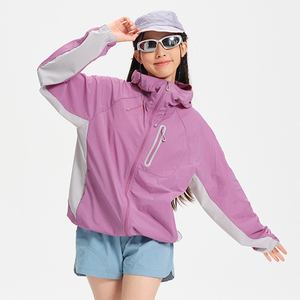 D-25656 Ropa <span class=keywords><strong>de</strong></span> Protección Solar Estilo <span class=keywords><strong>Montaña</strong></span> para <span class=keywords><strong>Mujer</strong></span>, Nueva Colección <span class=keywords><strong>de</strong></span> Verano, Ligera y Holgada, Chaquetas Impermeables - Product Image 3