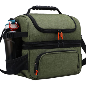Sac isotherme étanche avec bandoulière pour hommes et femmes, sac à déjeuner de haute qualité en Oxford isolé à double compartiment - Product Image 1