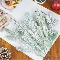 Aiguilles de pin miniatures de haute qualité, feuilles artificielles en plastique, écologiques, durables, fournitures de jardin, automne, personnalisées, en pot
