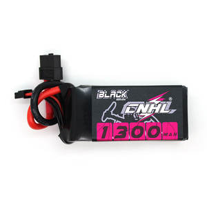 Cnhl schwarz serie 1300mah 11.1v 3s 100c lipo batterie mit xt60 stecker - Product Image 2