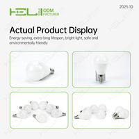 Ampoule LED G45 de qualité Heli Factory, forme G, 3W, E14, SMD, angle de faisceau de 160 degrés, température de couleur 3000K-6500K, alimentation AC