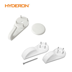 Hyderon Plastic Picture Hooks <b>With</b> Screws For Wall <b>Mounting</b> Seamless Hanging Of <b>Frames</b> And Decorations - Product Image 1