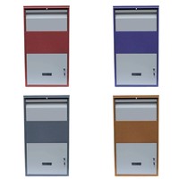 Boîtes aux lettres extérieures antivol en acier extra larges personnalisables – Stockage sécurisé du courrier par fabrication de tôles