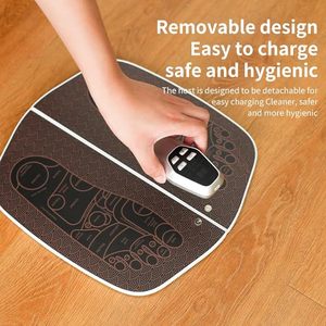 Prodotti più venduti 2024 Ems Pulse <span class=keywords><strong>Foot</strong></span> massaggiatore Pad <span class=keywords><strong>Foot</strong></span> <span class=keywords><strong>Spa</strong></span> macchina pieghevole em massaggiatore piede con telecomando - Product Image 3