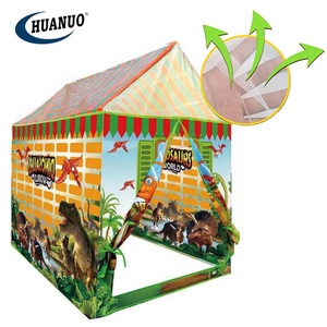 3 + Zelfassemblage Spel Tent Huis Speelgoed Kinderen Camping Dinosaurus Tent Speelgoed Met 20 Oceaanbal - Product Image 4