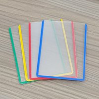 Nouveau design personnalisé 35 55 75 100 130pt – Protège-cartes Top Loader sans couture pour cartes Pokémon TCG, couleur jaune, bordure tendance, vente chaude