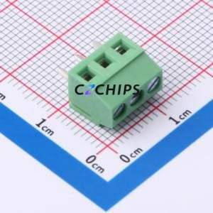 DG381-3.5-03P-14-00A(H) Screw Terminal Block Through hole Component (THT),P=3.5mm Connector 3.5mm Through Hole 3P 1 - Product Image 1