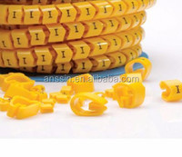 EC-1 EC-0 marqueurs de câble EC-3 EC-2 PVC manchon de câble résistant à la chaleur pour spirale emballage virole EC-J marqueur de câble