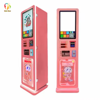 Baby Bear Arcade Amusement Distributeur automatique Échange de pièces de monnaie et changeur de jetons avec lecteur de carte de crédit de facture de paiement par numérisation