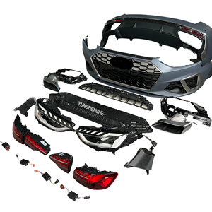 Kit de carrocería de alta calidad adecuado para 17-19 Style Upgrade 20-23 Style <span class=keywords><strong>Audi</strong></span> <span class=keywords><strong>A4</strong></span> Parachoques trasero delantero Faros delanteros Luz trasera - Product Image 2