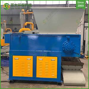 Broyeur à arbre unique Bouteilles en <span class=keywords><strong>verre</strong></span> de ferraille Broyeur de recyclage Usine de broyage de plastique de coupe - Product Image 6