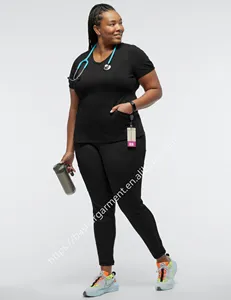 Le uniformi mediche sexy di modo uniforme dell'infermiera medica uniforme dell'ospedale comodo sfregano gli insiemi