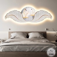 Federschwan Wandbild Kristallporzellan Wasserfest Umweltfreundlich Wohnzimmer Schlafzimmer Sofa Hintergrund Dekoration