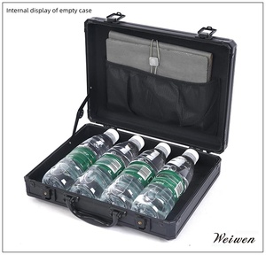 Boîtier d'instrument <span class=keywords><strong>en</strong></span> alliage d'<span class=keywords><strong>aluminium</strong></span> sur mesure, vitrine d'échantillons et boîte à <span class=keywords><strong>outils</strong></span> d'emballage antichoc portable - Product Image 4