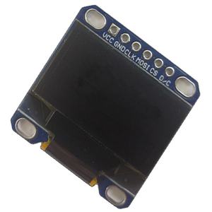 Écran OLED de 0,96 pouce, interface SPI 6 broches, matrice de points 12864, pilote SSD1306 - Product Image 1