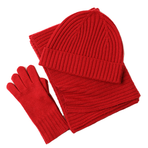 Ensembles Chauds Hiver en 100% Laine Mérinos pour Femmes et Filles, Écharpe <span class=keywords><strong>Bonnet</strong></span> et <span class=keywords><strong>Gants</strong></span> Tricotés Élé<span class=keywords><strong>gants</strong></span> en Laine - Product Image 5