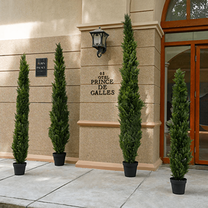 Nhân Tạo Tuyết Tùng Cypress Cây UV-Bằng Chứng Nhân Tạo Nhà Máy Nhựa Cây Cây Bonsai Nhà Máy Cho Cảnh Quan Sân Vườn Trang Trí - Product Image 6