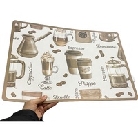 Tapis de table de restaurant lavables écologiques et modernes napperons de fruits en plastique EVA PP pour salle à manger tapis de table personnalisé
